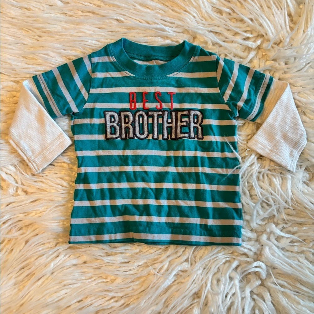 💛10 for $13💛 6-9 month long sleeve best brother shirt